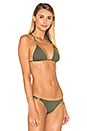 view 2 of 4 Lucy Bikini Top in Solid Military