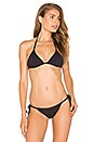 view 1 of 5 HAUT DE MAILLOT DE BAIN TRICOT TRIANGLE in Solid Indigo