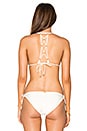 view 3 of 4 Solid Lucy Bikini Top in Off White