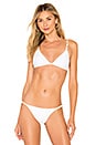 view 1 of 4 HAUT DE MAILLOT DE BAIN ROLL PARALLEL in White