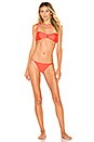 view 4 of 4 BAS DE MAILLOT DE BAIN STRING CHEEKY in Coral