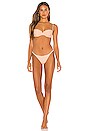 view 4 of 5 Ju String Cheeky Bikini Bottom in Vanilla Dune
