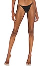 view 1 of 4 Nic String Cheeky Bikini Bottom in Black