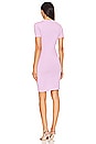 view 3 of 4 Short Sleeve Midi Dress in E320-lilac
