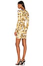 view 3 of 4 Long Sleeve Dress in Gold
