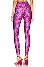 view 3 of 4 Logo Couture Legging in Beetroot Purple