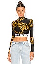 view 1 of 4 Garland Top in Black & Gold