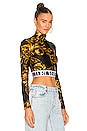 view 2 of 4 Garland Top in Black & Gold