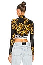 view 3 of 4 Garland Top in Black & Gold