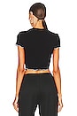view 3 of 4 Crop Top in Black