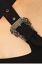 view 5 of 5 Criss Cross Bustier Top in Black