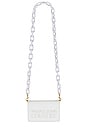 view 1 of 6 Logo Chain Bag in White