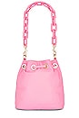 view 3 of 6 Drawstring Bag in Baby Pink
