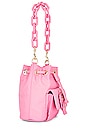 view 4 of 6 Drawstring Bag in Baby Pink