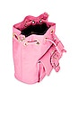 view 5 of 6 Drawstring Bag in Baby Pink