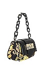 view 4 of 6 Logo Loop Bag in Black & Gold