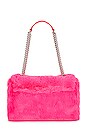view 2 of 6 Fluffy Bag in Fuschia