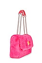 view 3 of 6 Fluffy Bag in Fuschia