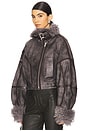 view 3 of 5 Signature Aviator Jacket in Gunmetal