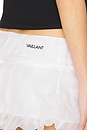 view 6 of 6 Baloon Hem Mini Skirt in White