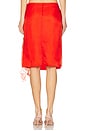 view 4 of 6 Skirt With Ruffles And Lace Detail in Tangerine