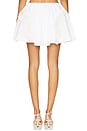 view 4 of 6 Layered Poplin Ruffle Skirt in White