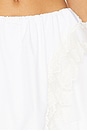 view 6 of 6 Layered Poplin Ruffle Skirt in White