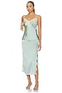 view 5 of 6 FALDA ATTITUDE in Antique Blue & Pistachio