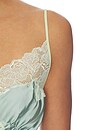 view 5 of 5 Signature Lace Top in Antique Blue & Pistachio