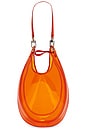 view 1 of 4 Pvc Shoulder Bag in Tangerine