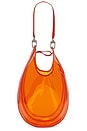 view 2 of 4 Pvc Shoulder Bag in Tangerine