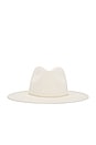 view 3 of 3 Basile Hat in Off White