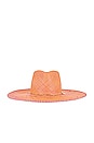 view 2 of 4 Millie Jr Hat in Apricot & Fuchsia