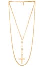 view 1 of 2 Nation Cross Necklace in Gold