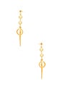 view 2 of 2 PENDIENTES DE ARO ZELDA in Gold