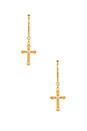 view 2 of 2 The La Rosa Earrings in Gold