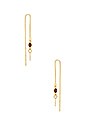 view 2 of 2 The Etta Threader Earrings in Gold