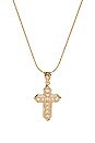 view 1 of 2 The Anais Cross Necklace in Gold