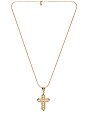 view 2 of 2 The Anais Cross Necklace in Gold
