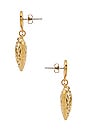 view 2 of 2 BOUCLES D'OREILLES CHARLOTTE in Gold