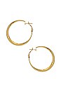 view 2 of 3 PENDIENTES THE LUNA in Gold