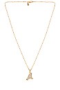 view 1 of 2 COLLAR CON INICIAL THE BABY DOLL in Gold