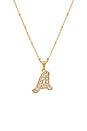view 2 of 2 COLLAR CON INICIAL THE BABY DOLL in Gold