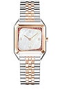 view 1 of 2 Geminus Watch in Strawberry Quartz & Pearl