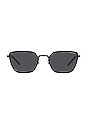 view 1 of 3 x Hailey Bieber 0vo4245s in Black & Dark Grey