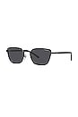 view 2 of 3 x Hailey Bieber 0vo4245s in Black & Dark Grey