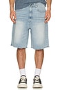 view 3 of 4 Billow Denim Shorts in Dry Vintage