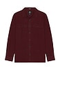 view 1 of 5 Augustone Long Sleeve Shirt in Merlot