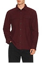 view 4 of 5 Augustone Long Sleeve Shirt in Merlot