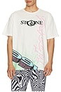view 3 of 4 T-SHIRT MANCHES COURTES HEAVY TUBES in Off White